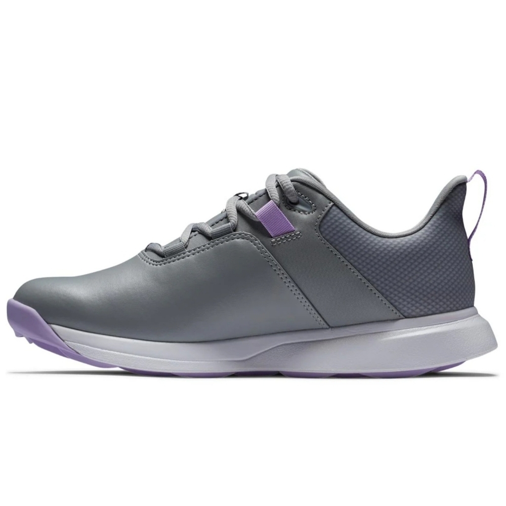 FootJoy Women's ProLite Golf Shoes Grey/Lilac - Picture 3 of 5